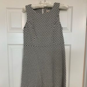 Loft black & white dress
